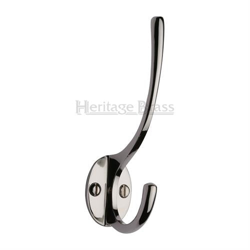 Traditional Hat & Coat Hook - Polished Nickel