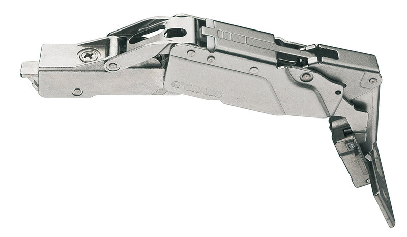 160° Overlay Hinge With Soft Close For Up To 36mm Thick Doors + 0mm Mounting Plate