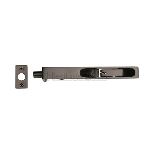 Lever Action Flush Bolts For Double Doors - Matt Bronze