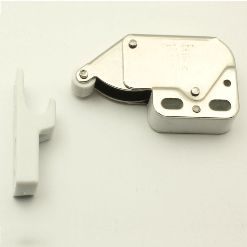 Side Mounted - Mini Touch Latch - For Press To Open Cupboard Doors
