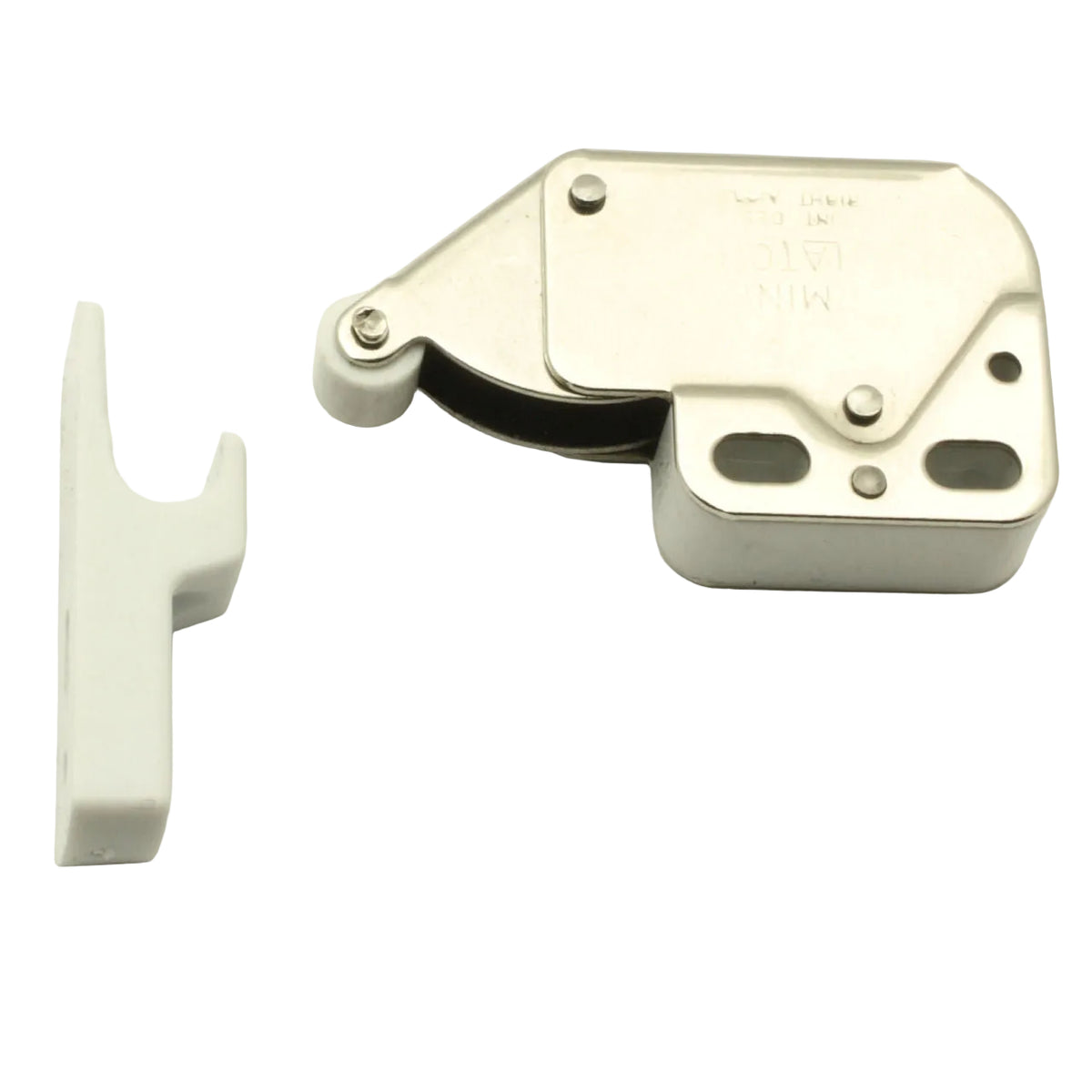 Side Mounted - Mini Touch Latch - For Press To Open Cupboard Doors