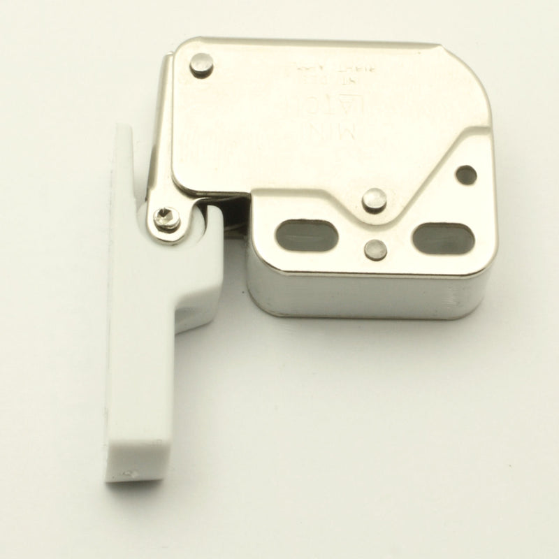 Side Mounted - Mini Touch Latch - For Press To Open Cupboard Doors - G Johns & Sons Ltd - Architectural Ironmongery