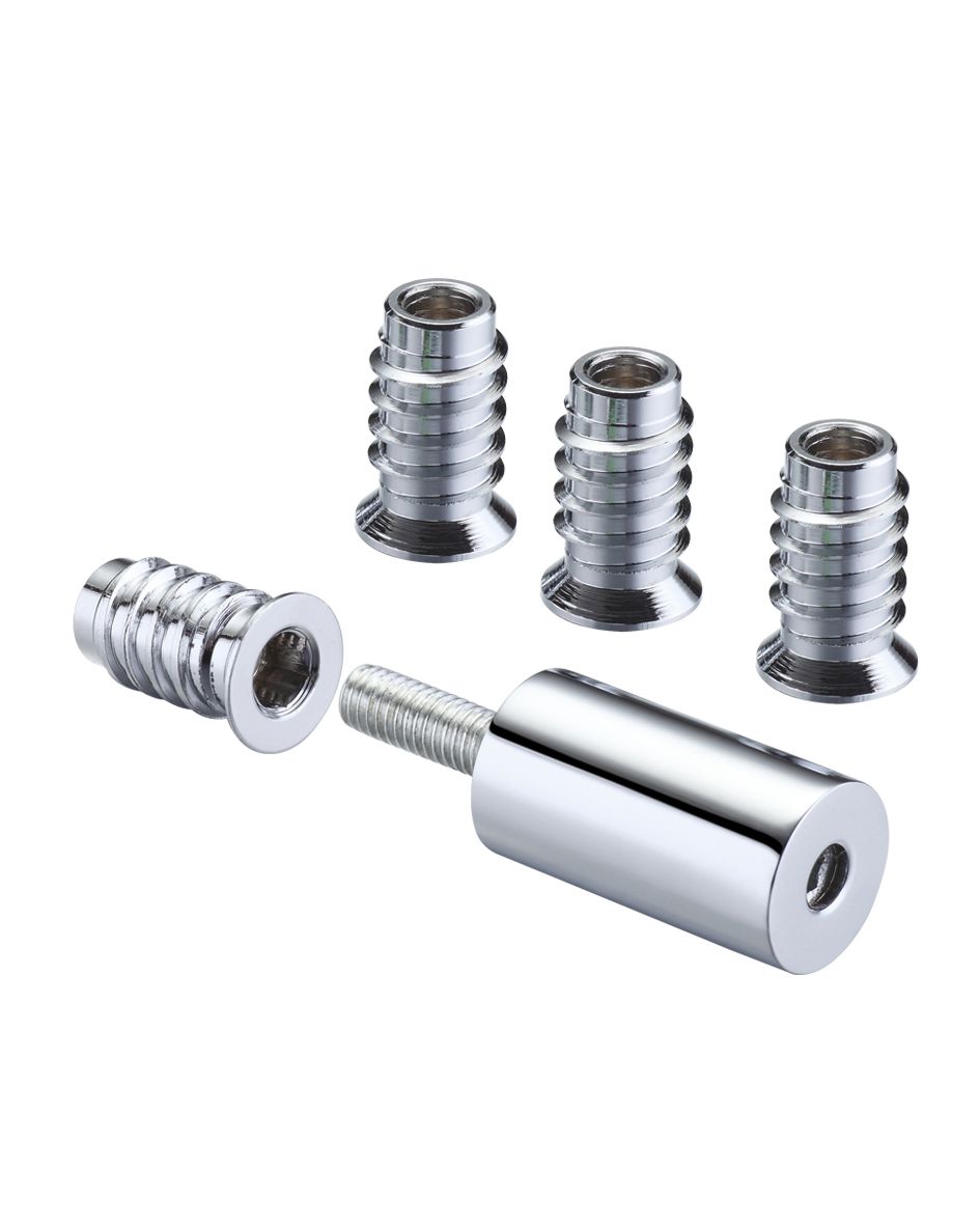 29mm Sash Stops - Sliding Sash Windows Locks - Polished Chrome - Pack Of 2