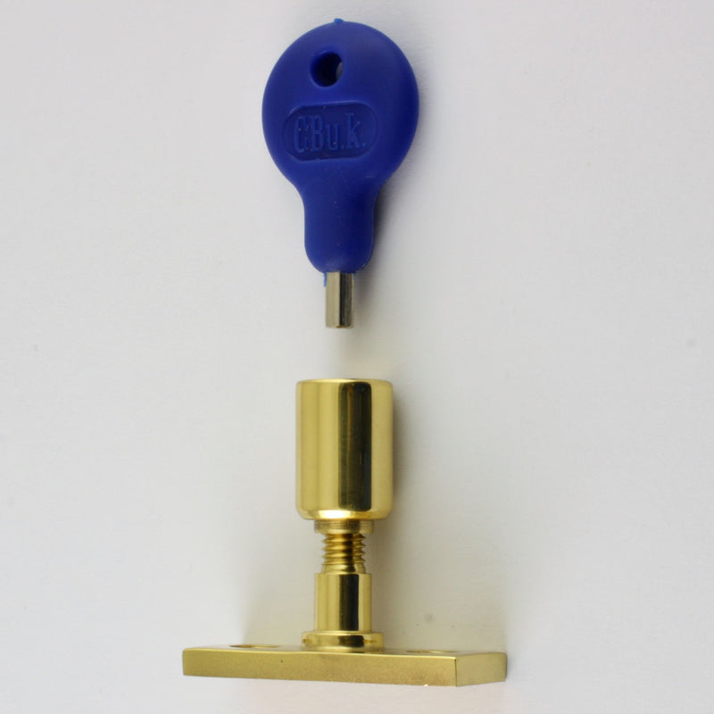 Locking Stay Pin - Polished Brass