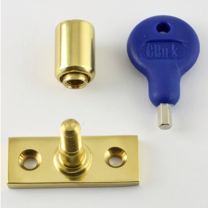 Locking Stay Pin - Polished Brass