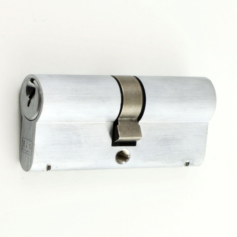 Eurospec - Euro Profile Cylinder Deadlock - Key / Key Operated BS 3621 Rated - Satin Stainless Steel - G Johns & Sons Ltd - Architectural Ironmongery