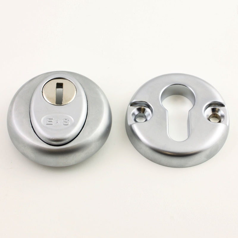 Eurospec - Euro Profile Cylinder Deadlock - Key / Key Operated BS 3621 Rated - Satin Stainless Steel - G Johns & Sons Ltd - Architectural Ironmongery