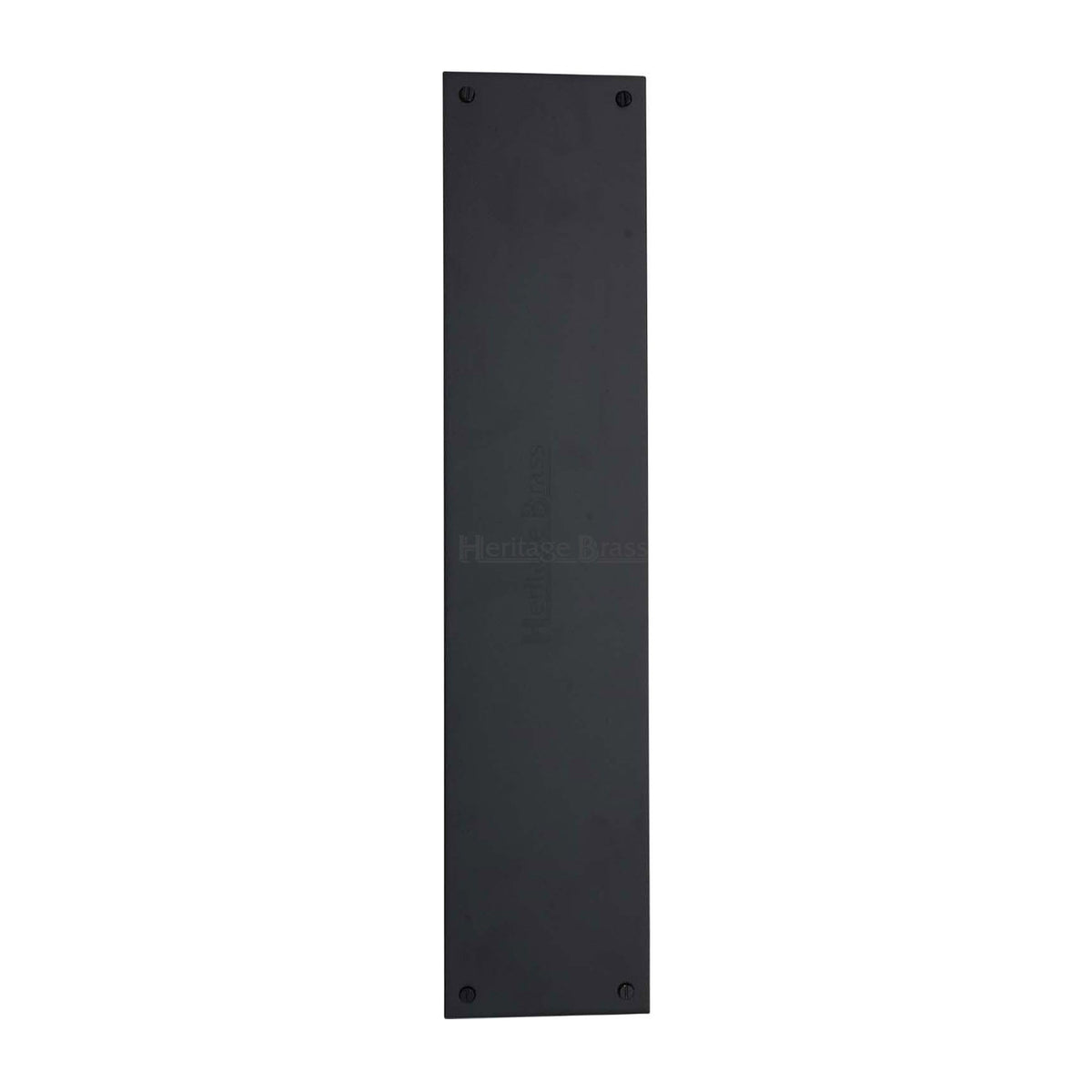 Flat Style Finger Plate - Matt Black