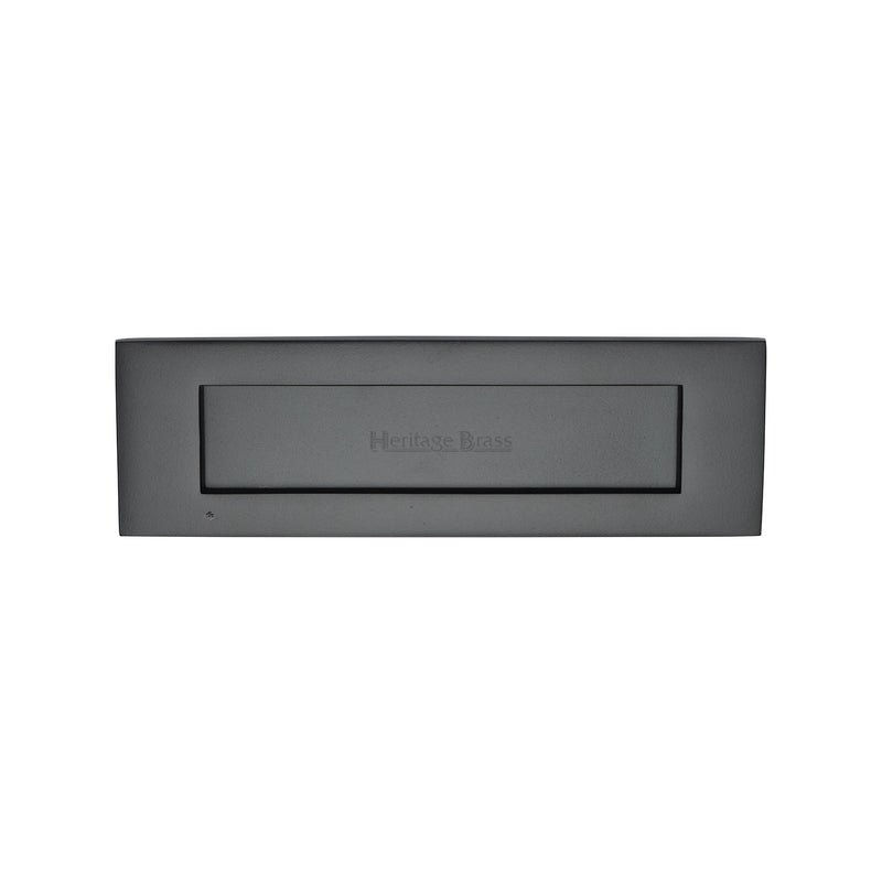 50834.1 - Plain Letter Plate - 254mm x 79mm - Matt Black - Each