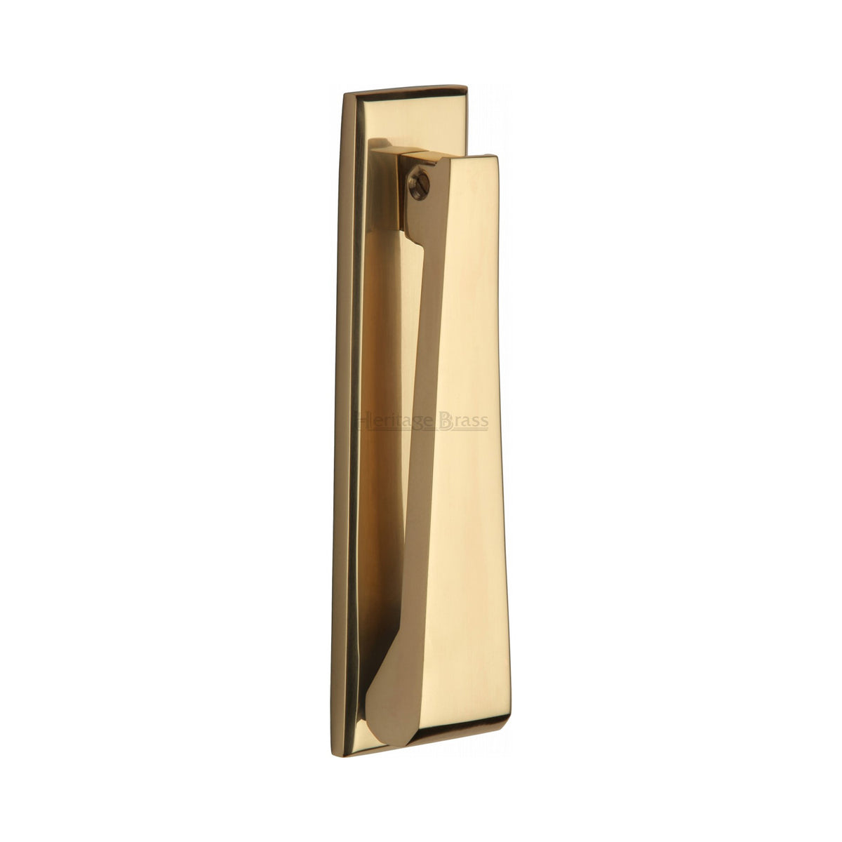 50851.1 - Slim Door Knocker - 165mm - Polished Brass Unlacquered - Each