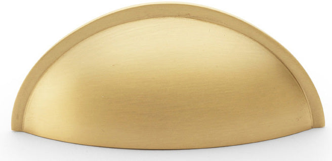Quieslade Cup Handle - Rear Fix - Satin Brass