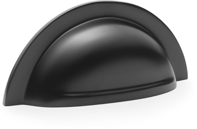 Bardom Ridged Cup Handle - Rear Fix - Matt Black