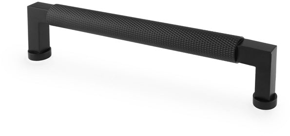 Camille Knurled Cabinet Handle - Matt Black