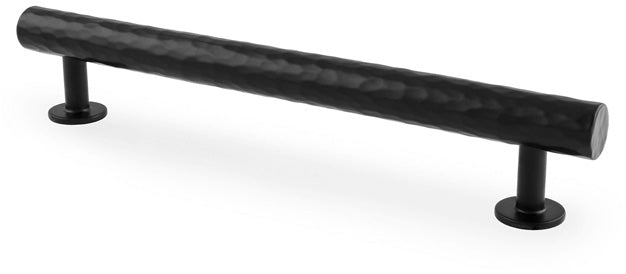 Leila Hammered Cabinet Handle - Matt Black