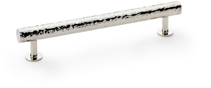 Leila Hammered Cabinet Handle - Polished Nickel