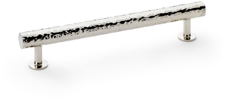 Leila Hammered Cabinet Handle - Polished Nickel