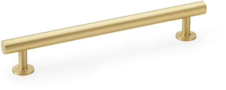 Round T-Bar Cabinet Handle - Available In Three Sizes - Satin Brass