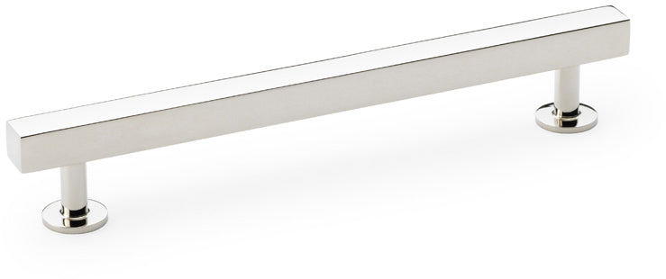 Square T-Bar Cabinet Handle - Available In Three Sizes - Polished Nickel
