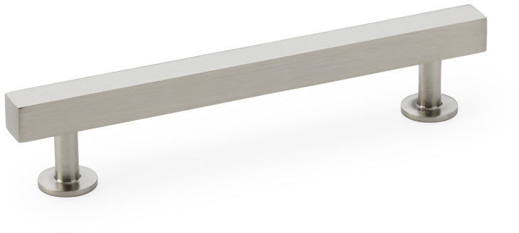 Square T-Bar Cabinet Handle - Available In Three Sizes - Satin Nickel