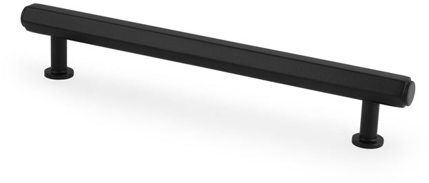 Vesper Hex T-Bar Cabinet Handle - Available In Three Sizes - Matt Black