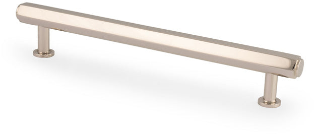 Vesper Hex T-Bar Cabinet Handle - Available In Three Sizes - Polished Nickel