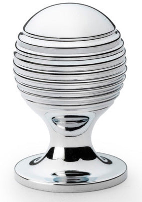 Caesar Cupboard Knob - Available In Three Sizes - Polished Chrome