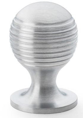 Caesar Cupboard Knob - Available In Three Sizes - Satin Chrome