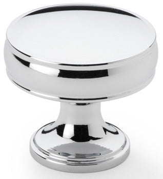 Lynd Cupboard Knob - Available In Two Sizes - Polished Chrome
