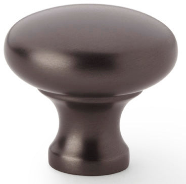Wade Round Cupboard Knob - Available In Two Sizes - Dark Bronze