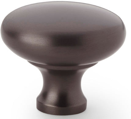 Wade Round Cupboard Knob - Available In Two Sizes - Dark Bronze