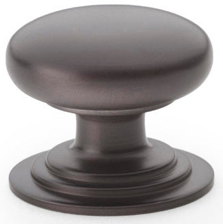 Waltz Round Cupboard Knob - Available In Three Sizes - Dark Bronze