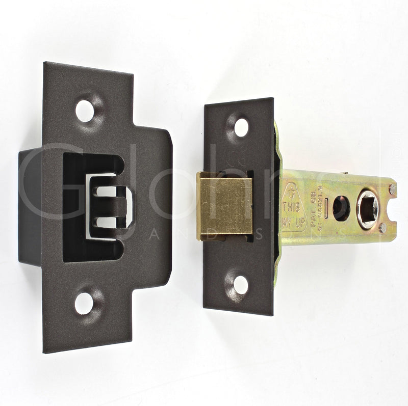 Architectural Quality Double Sprung Tubular Mortice Latch - CE Marked - Fire Rated - Certifire Aprroved - Matt Bronze