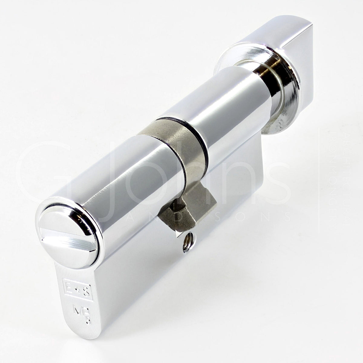 Bathroom Cylinder - Euro Profile Cylinders - 70mm - Polished Chrome
