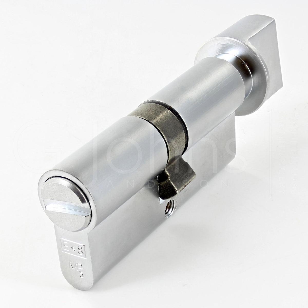 Bathroom Cylinder - Euro Profile Cylinders - 70mm - Satin Chrome