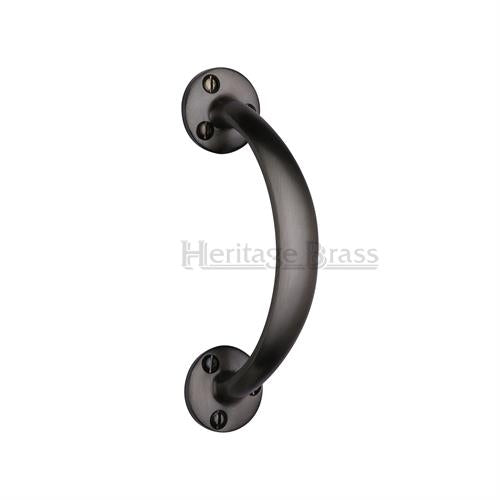 Bow Pull Handle - Matt Black Bronze