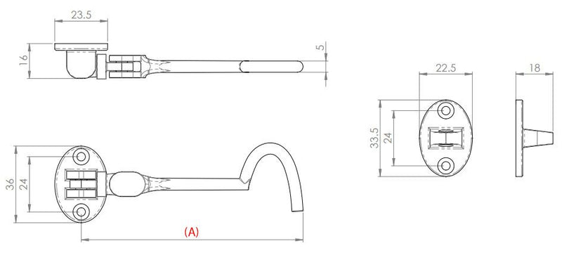 Cabin Hook Diagram