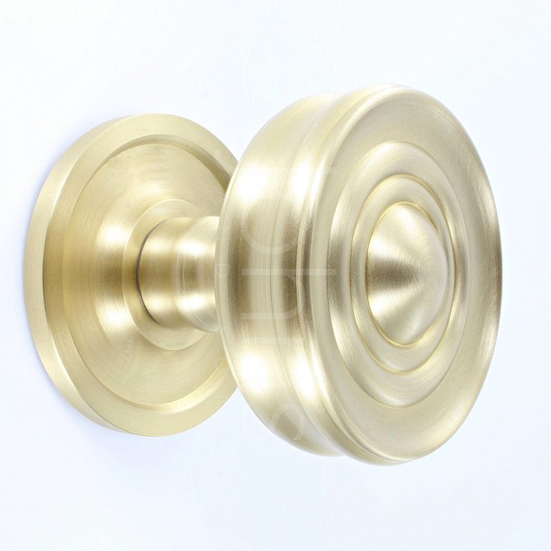 classic-design-mortice-knob-with-raised-front-concealed-fixed-rose-satin-brass