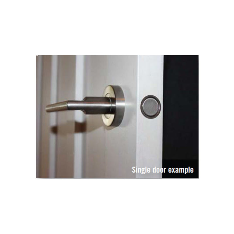 Rebated Disc Magnet Set - Concealed Magnetic Latch For Full Size Internal Doors & Cupboards