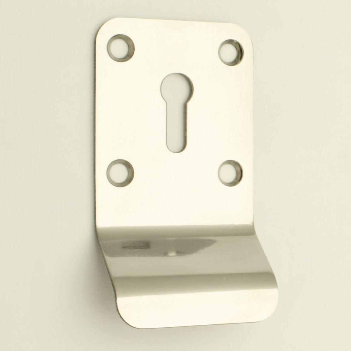 Chubb Style Cylinder Pull With Standard Key Way - Polished Stainless Steel
