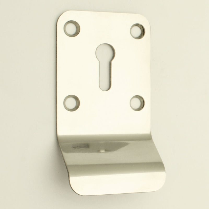 Chubb Style Cylinder Pull With Standard Key Way - Polished Stainless Steel