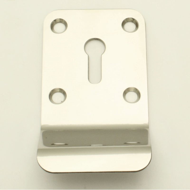 Chubb Style Cylinder Pull With Standard Key Way - Polished Stainless Steel