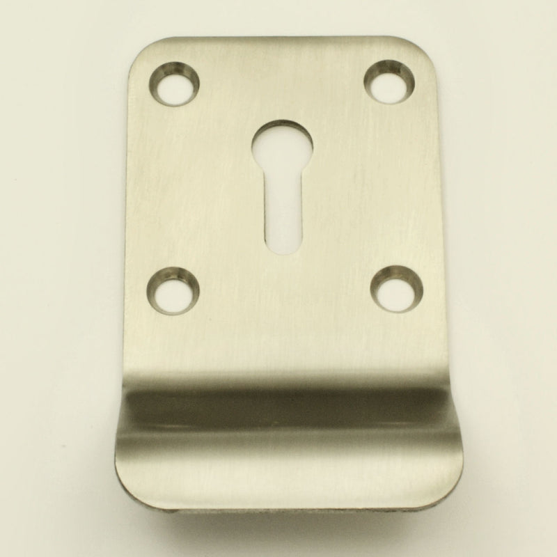 Chubb Style Cylinder Pull With Standard Key Way - Satin Stainless Steel