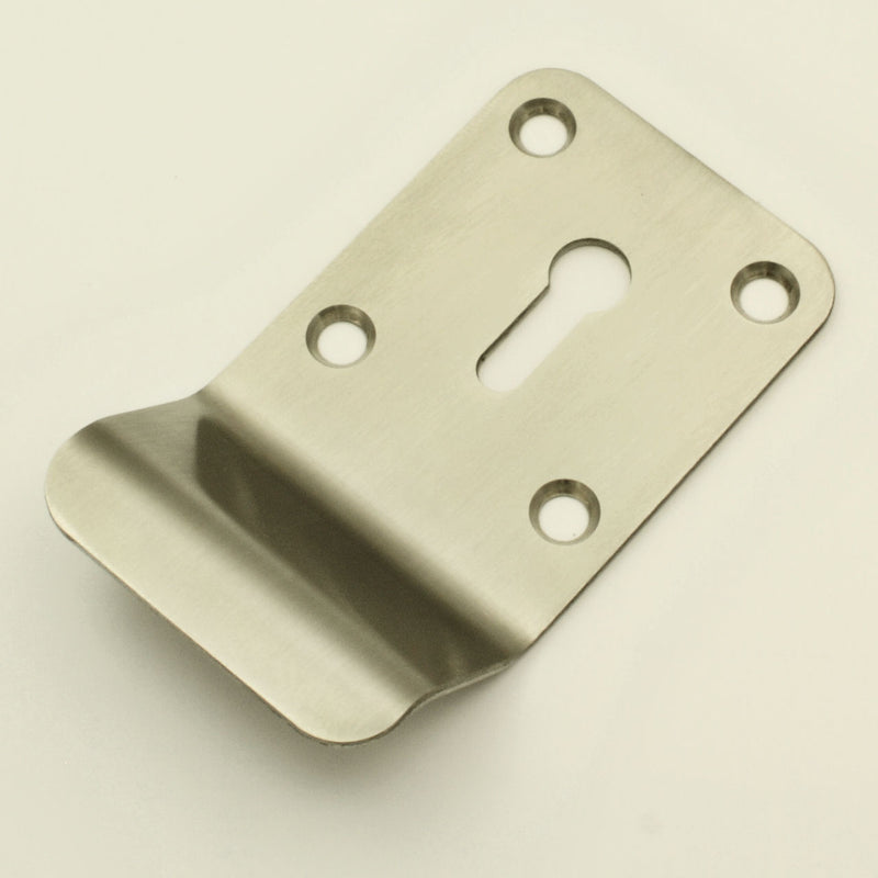 Chubb Style Cylinder Pull With Standard Key Way - Satin Stainless Steel