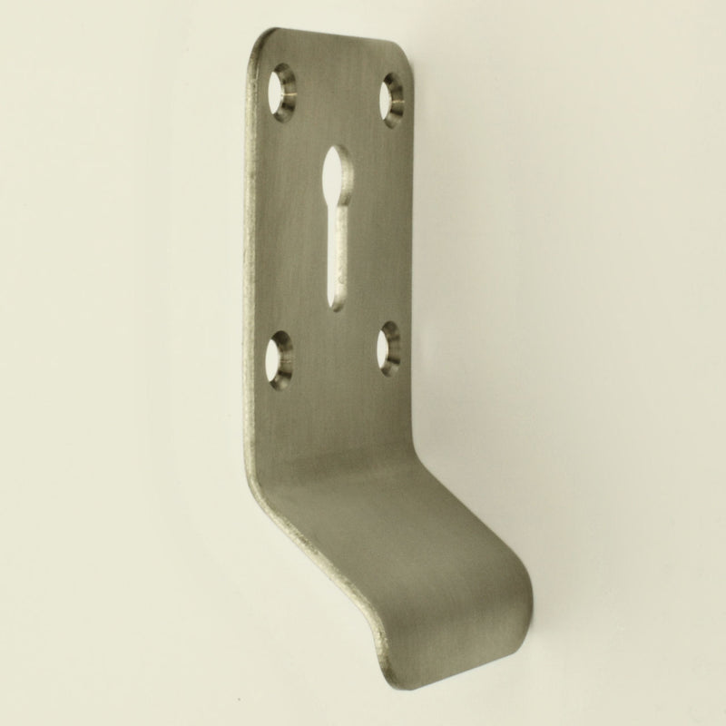 Chubb Style Cylinder Pull With Standard Key Way - Satin Stainless Steel