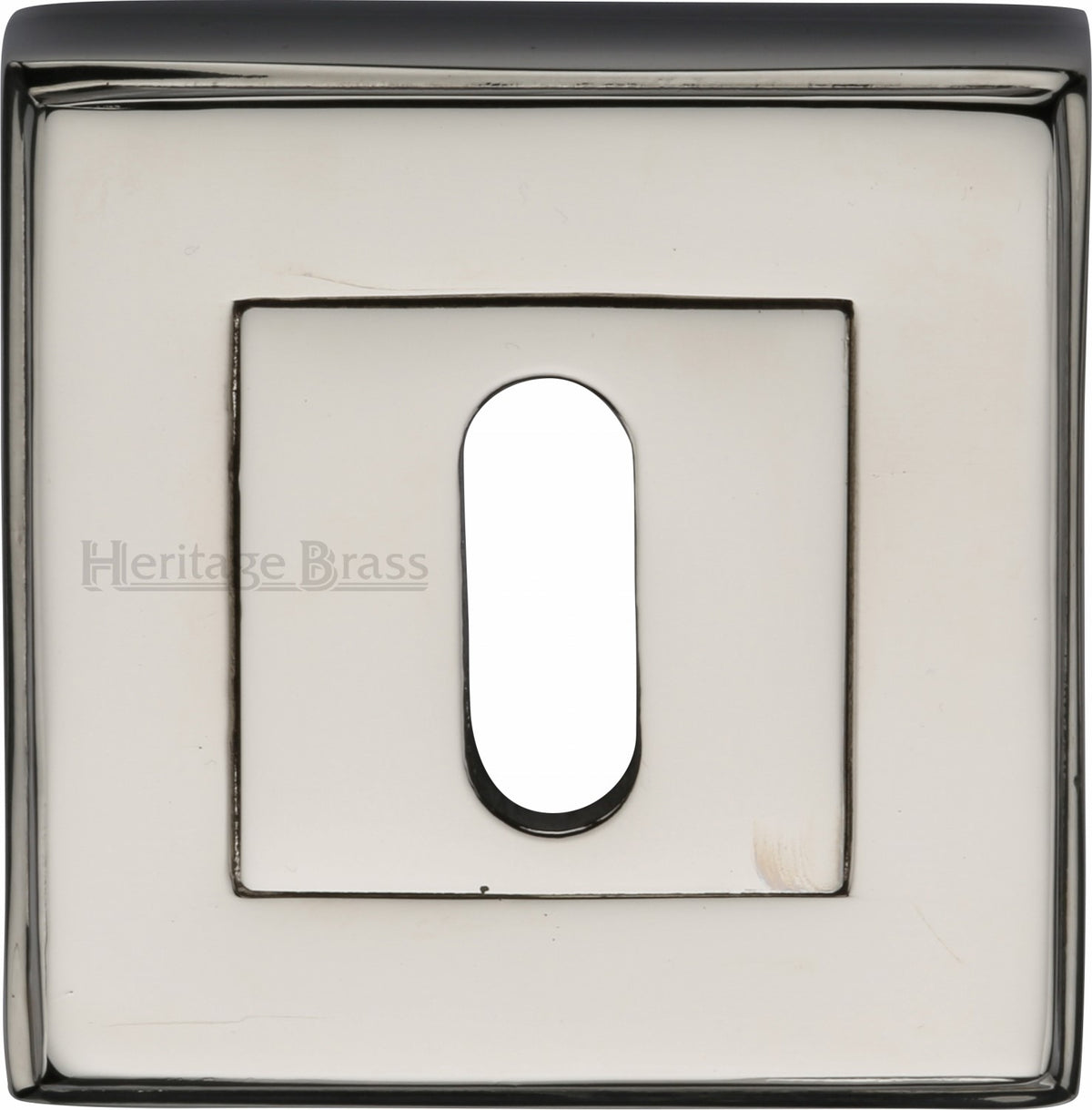 Standard Square Profile Escutcheon - Polished Nickel