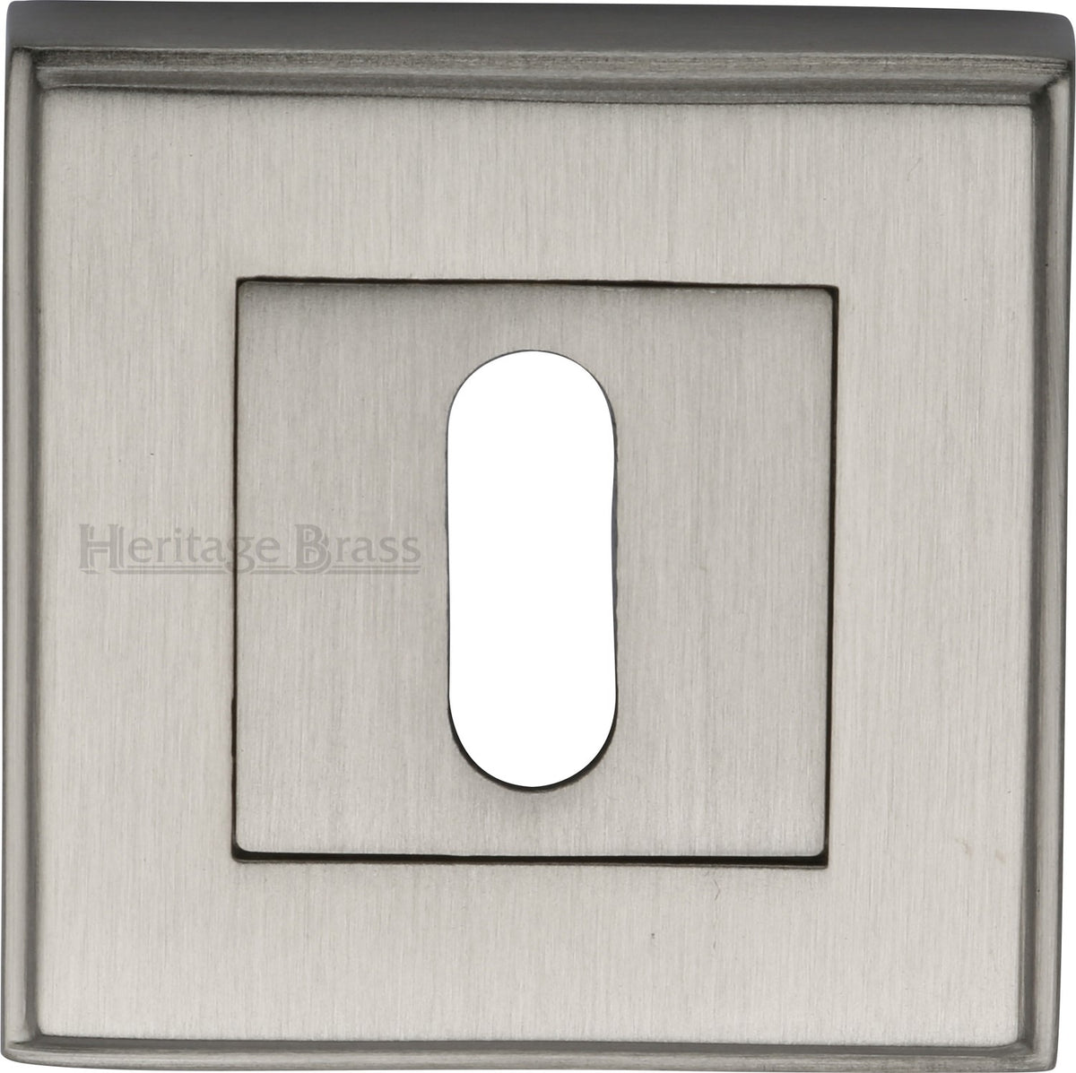 Standard Square Profile Escutcheon - Satin Nickel
