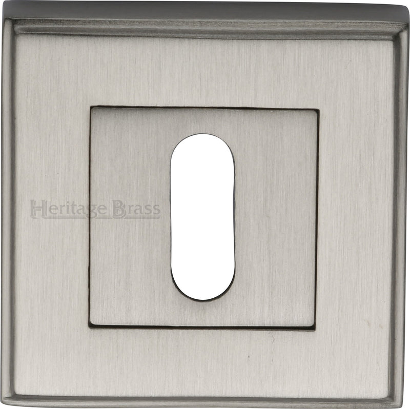 Standard Square Profile Escutcheon - Satin Nickel