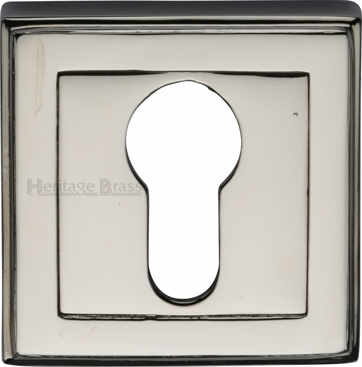 Euro Profile Square Escutcheon - Polished Nickel