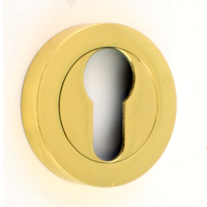 DIN Style Anti-Thrust Mortice Night Latch - Complete Set - Supplied With Handles & Cylinder - Polished Brass