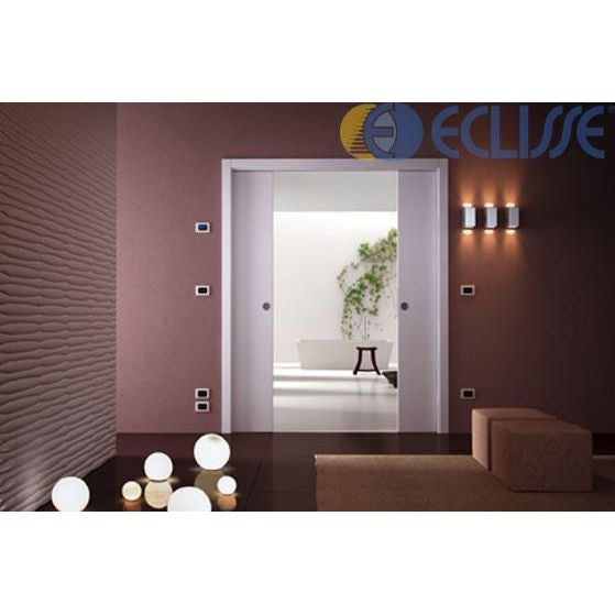 Eclisse Sliding Pocket Door System - Double Door Kit - To Suit 125mm Wall Thickness